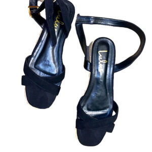 LULUS Corsa Black Espadrille Flatform Sandals Size 8.5. BNWOT